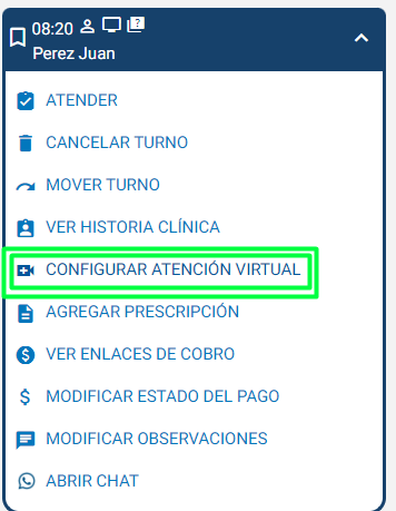 configurar atencion virtual 3